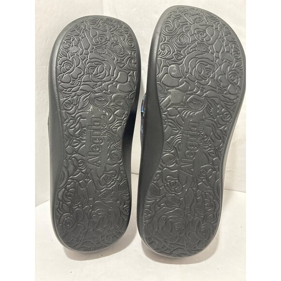 alegria Sandals slip on Women Ode Sugar Skulls Sandal Recover size 39 thongs - Picture 5 of 7